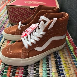 RARE Vans sk8 Hi (glazed ginger)